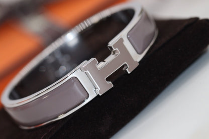 [Lumi Jewelry]H BRACELET 12MM BROWN