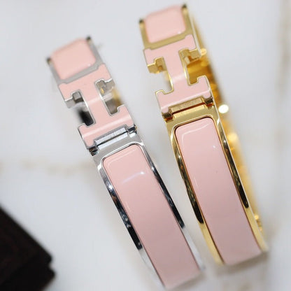 [Lumi Jewelry]H BRACELET 12MM PINK