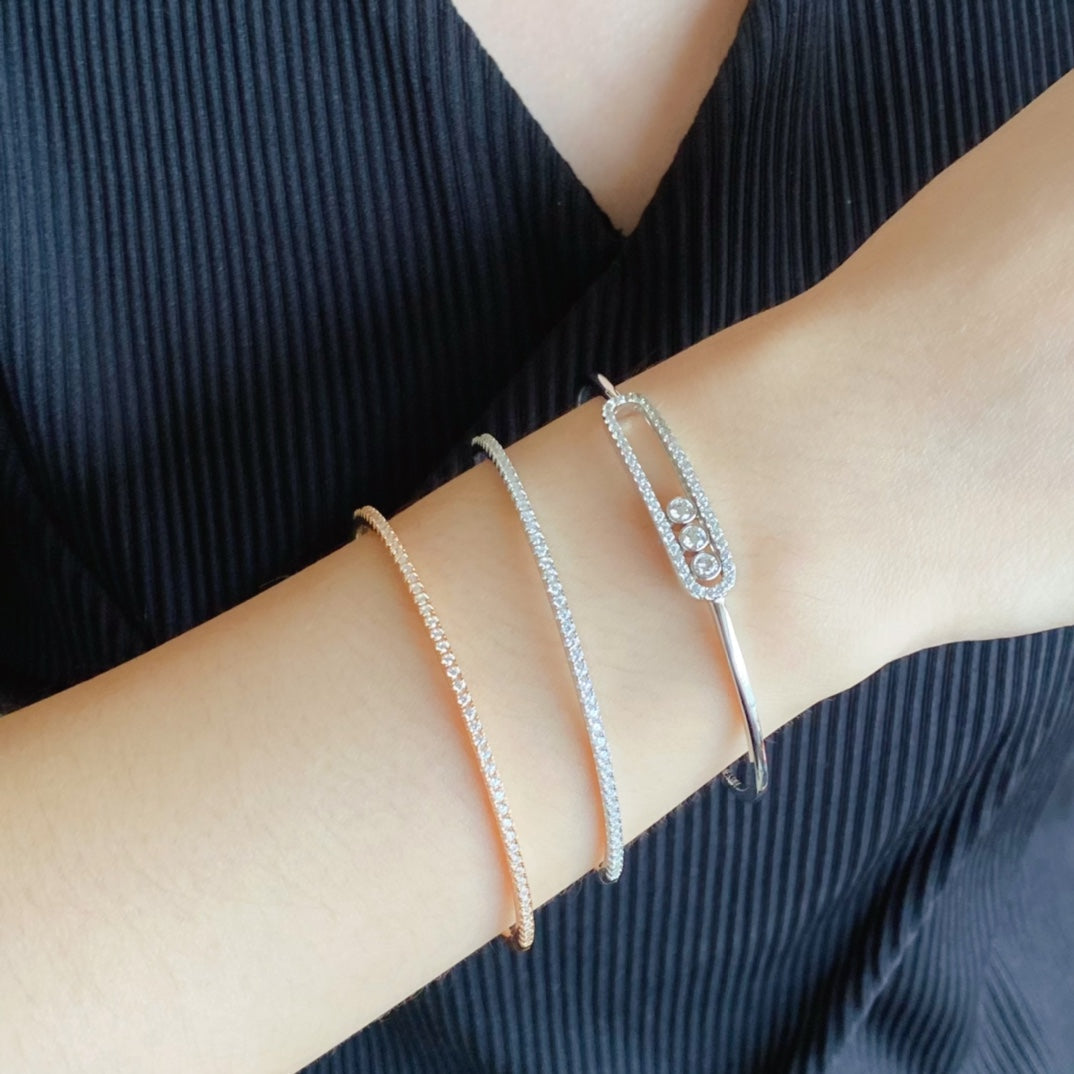 [Lumi Jewelry]MINI DIAMOND TENNIS BRACELET