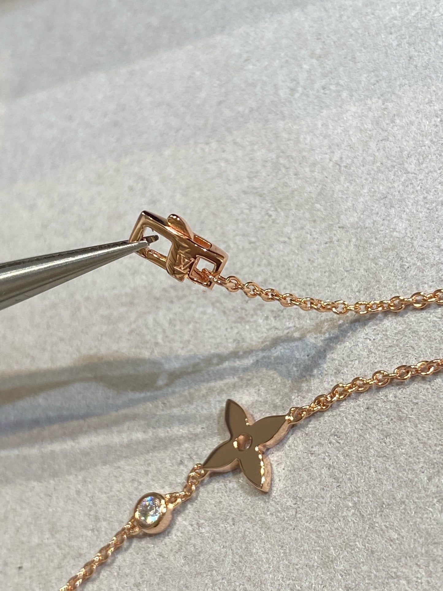 [Lumi Jewelry]STAR DIAMOND PINK GOLD BRACELET