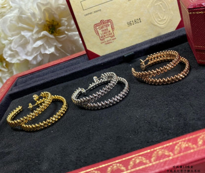 [Lumi Jewelry]CLASH LARGE HOOP EARRINGS