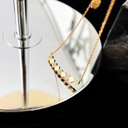 [Lumi Jewelry]BEE MY LOVE DIAMOND NECKLACE