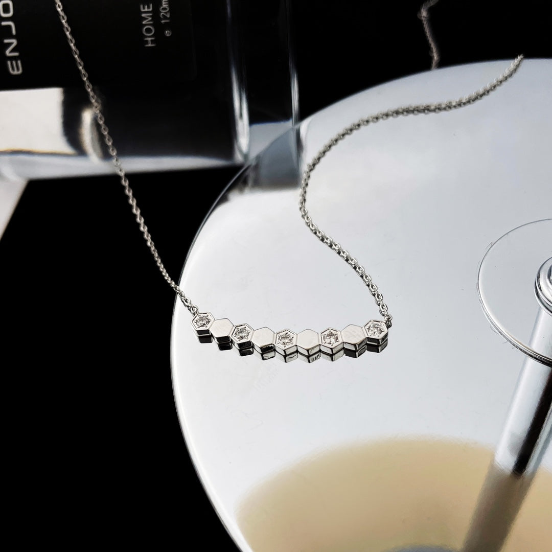 [Lumi Jewelry]BEE MY LOVE DIAMOND NECKLACE