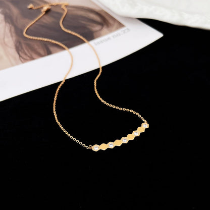 [Lumi Jewelry]BEE MY LOVE DIAMOND NECKLACE
