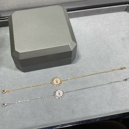 [Lumi Jewelery]LUCKY MOVE DIAMOND PAVED BRACELET