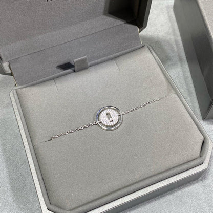 [Lumi Jewelery]LUCKY MOVE DIAMOND PAVED BRACELET