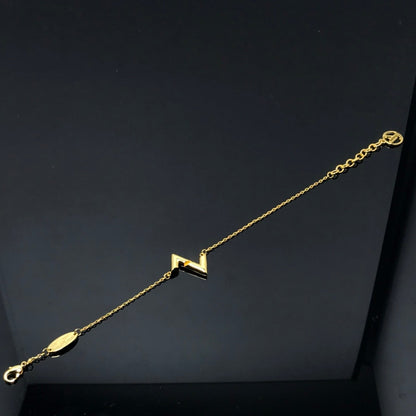 [Lumi Jewelry]VOLT LV LOGO BRACELET