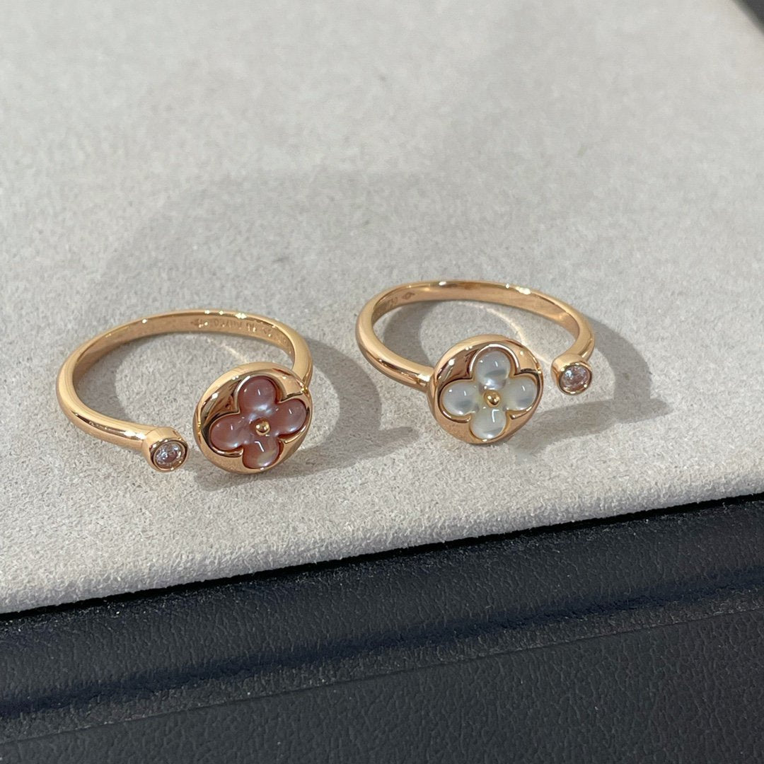 [Lumi Jewelry]SUN 1 DIAMOND PINK MOP RING