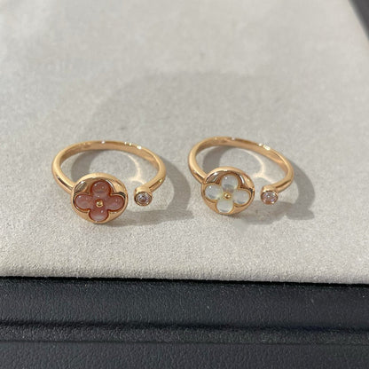 [Lumi Jewelry]SUN 1 DIAMOND PINK MOP RING