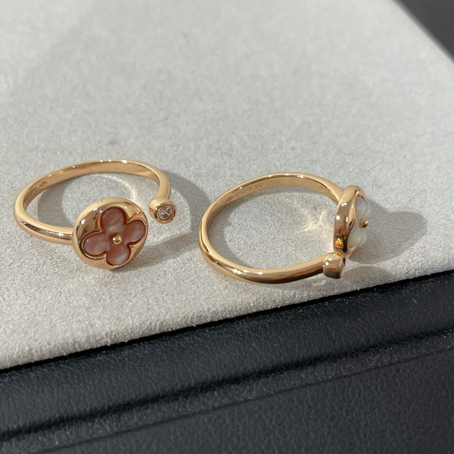 [Lumi Jewelry]SUN 1 DIAMOND PINK MOP RING