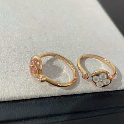 [Lumi Jewelry]SUN 1 DIAMOND PINK MOP RING