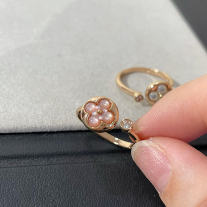 [Lumi Jewelry]SUN 1 DIAMOND PINK MOP RING