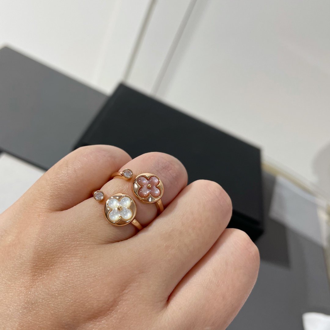 [Lumi Jewelry]SUN 1 DIAMOND PINK MOP RING