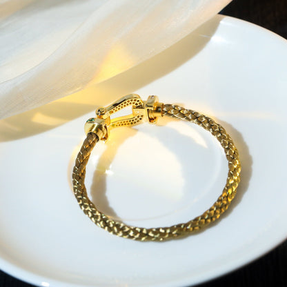 [Lumi Jewelry]FORCE 10 GOLD GREEN DIAMOND PAVED