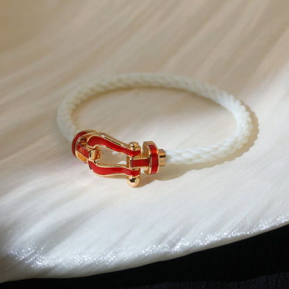 [Lumi Jewelry]FORCE 10 WHITE TEXTILE DIAMOND PAVED