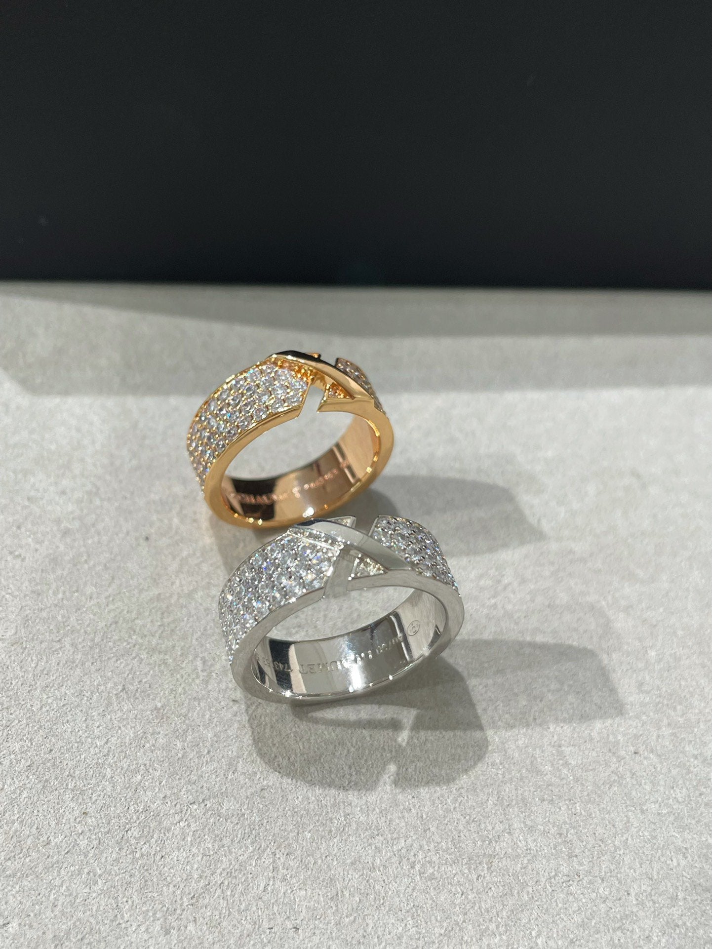 [Lumi Jewelry]LIENS EVIDENCE  DIAMOND PAVED RING