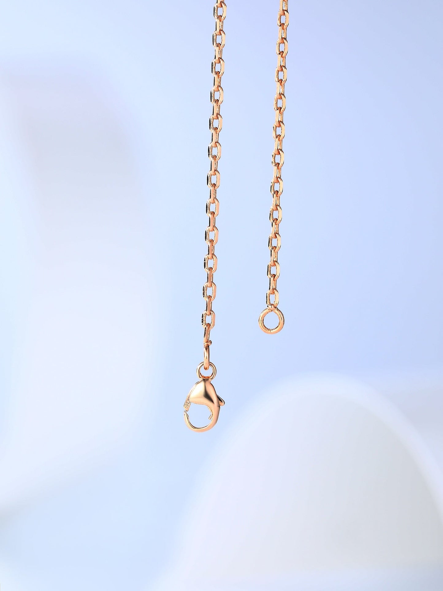 [Lumi Jewelry]H CAGE PINK GOLD NECKLACE