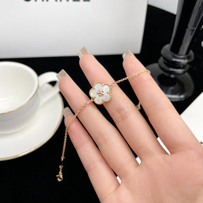 [Lumi Jewelry]LUCKY SPRING ROSE GOLD MOP BRACELET