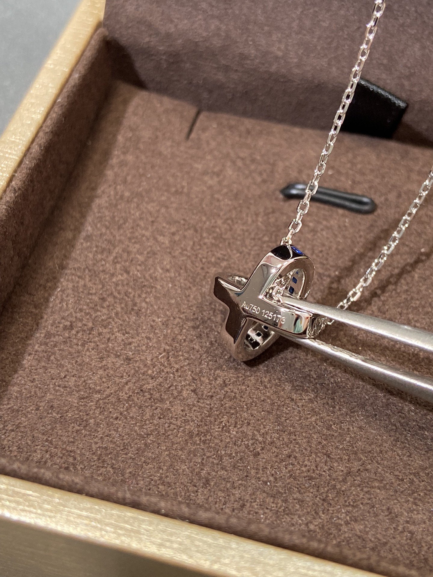 [Lumi Jewelry]LIENS DIAMOND SILVER NECKLACE
