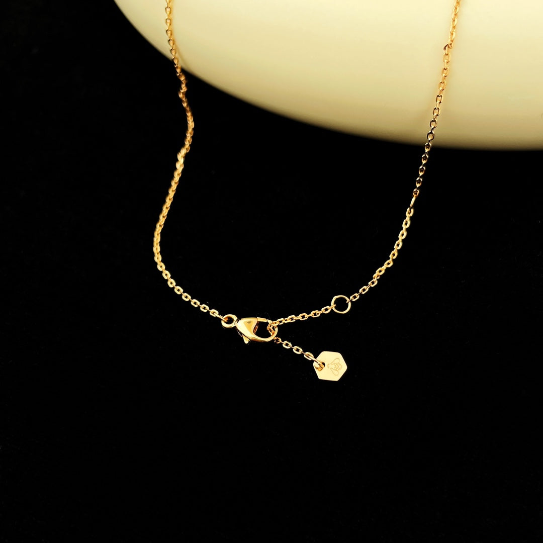 [Lumi Jewelry]BEE MINI PEDANT DIAMOND NECKLACE