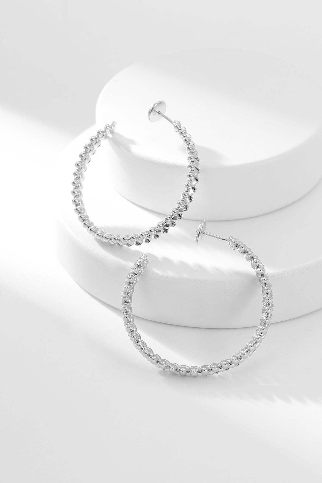 [Lumi Jewelry]CLASH HOOP EARRINGS