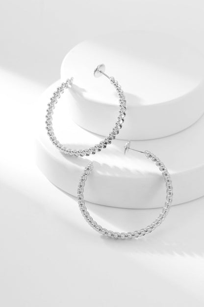 [Lumi Jewelry]CLASH HOOP EARRINGS