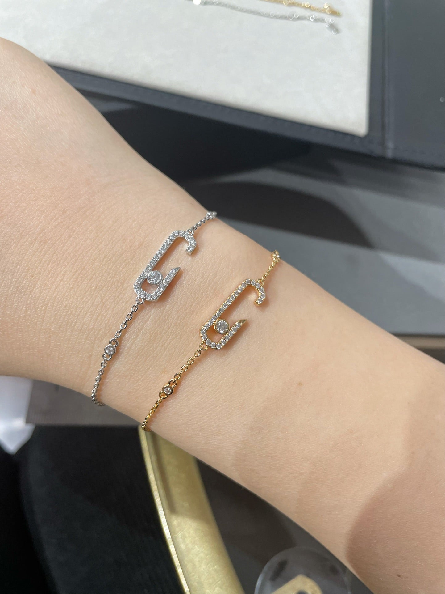 [Lumi Jewelery]BABY MOVE DIAMOND BRACELET