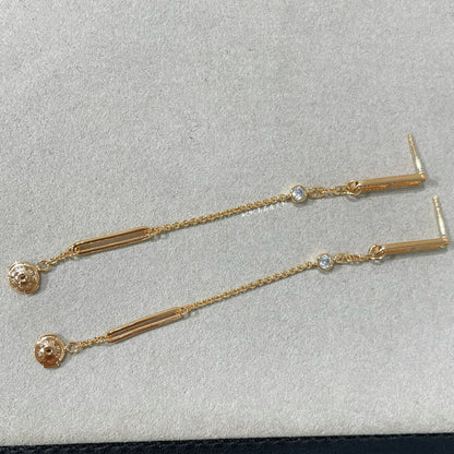 [Lumi Jewelry]CHAINE CHAOS DIAMOND DROP EARRINGS