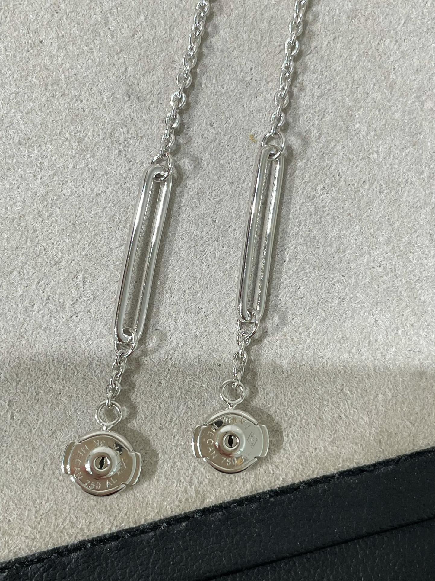 [Lumi Jewelry]CHAINE CHAOS DIAMOND DROP EARRINGS