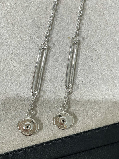 [Lumi Jewelry]CHAINE CHAOS DIAMOND DROP EARRINGS