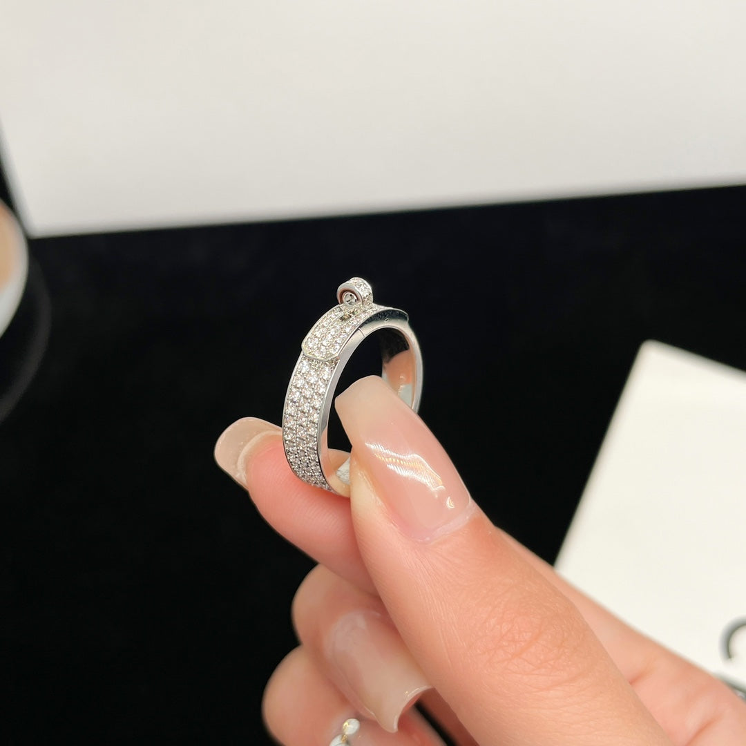[Lumi Jewelry]KELLY SILVER DIAMOND RING