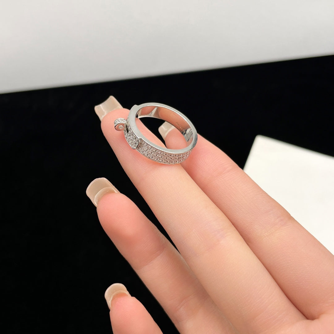 [Lumi Jewelry]KELLY SILVER DIAMOND RING