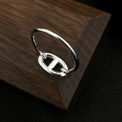 [Lumi Jewelry]RONDE SMALL SILVER DIAMOND RING