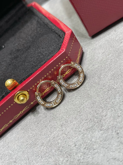 [Lumi Jewelry]LOVE DIAMOND EARRINGS