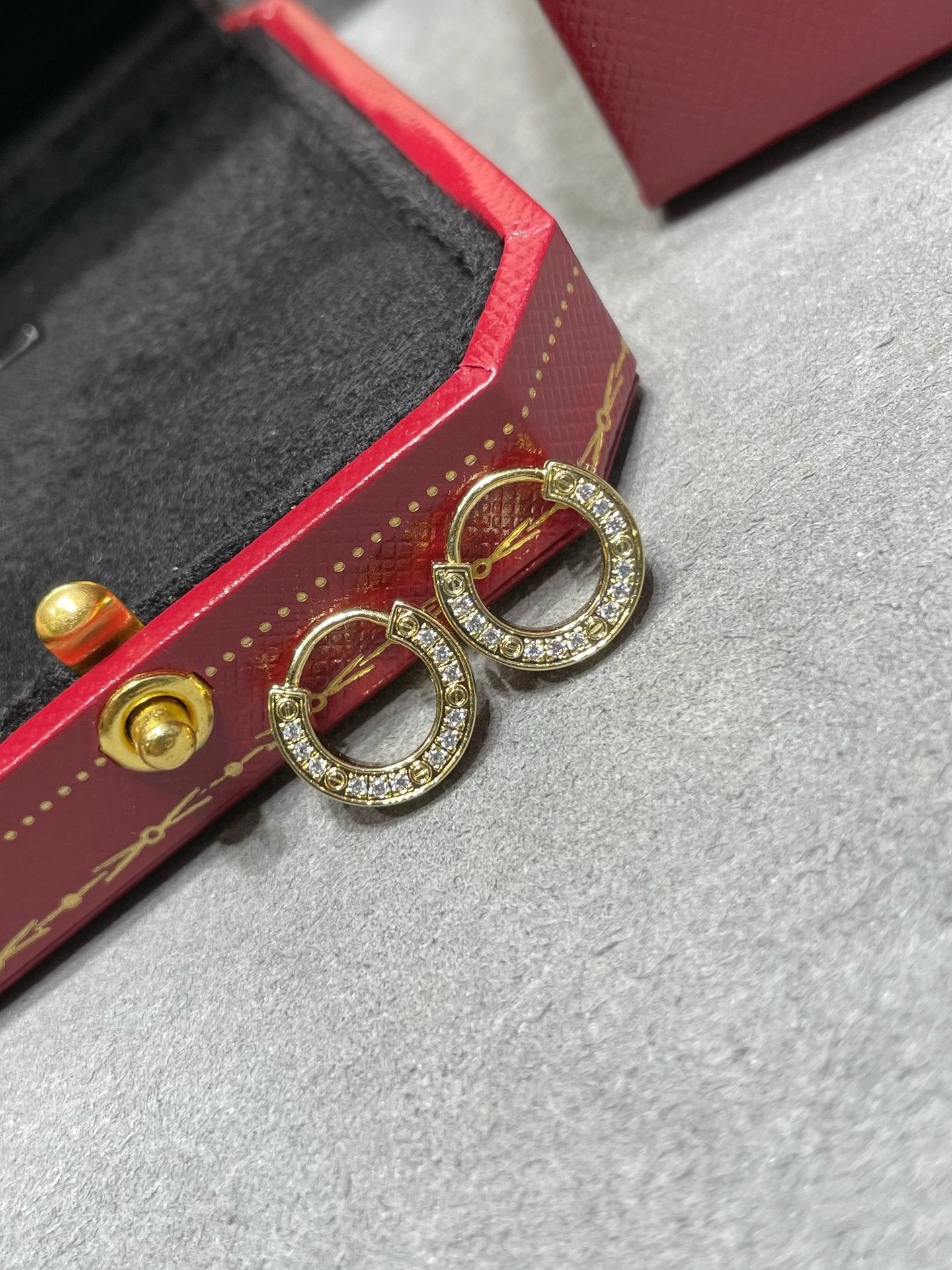 [Lumi Jewelry]LOVE DIAMOND EARRINGS