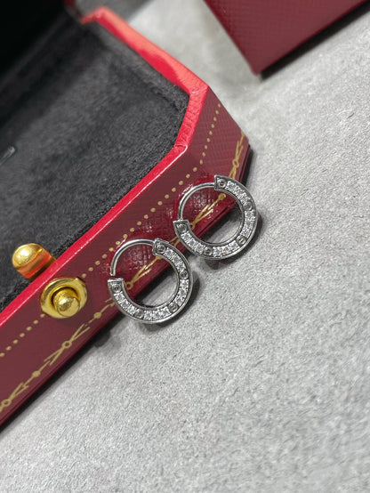 [Lumi Jewelry]LOVE DIAMOND EARRINGS