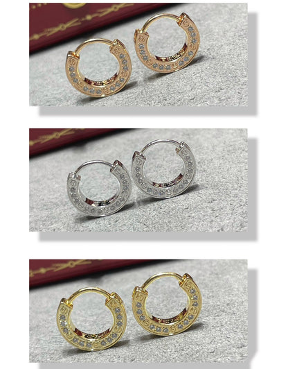 [Lumi Jewelry]LOVE DIAMOND EARRINGS
