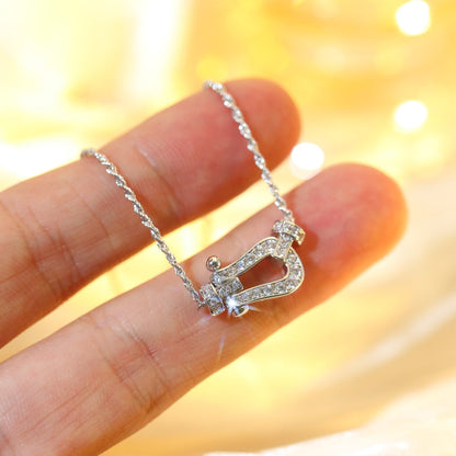 [Lumi Jewelry]FORCE 10 DIAMOND SILVER NECKLACE MINI MODEL