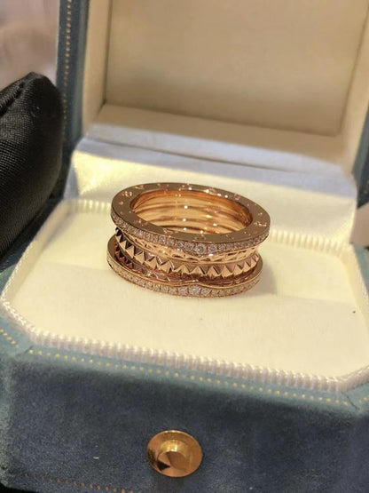 [Lumi Jewelry]ZERO 1 ROCK DIAMOND PINK GOLD