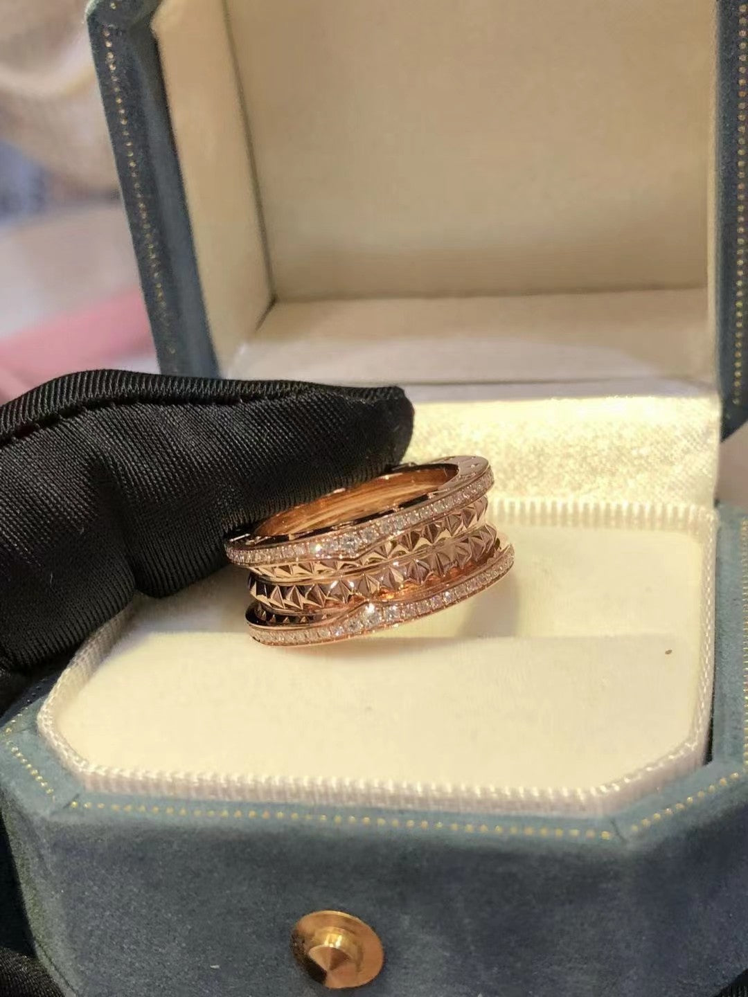 [Lumi Jewelry]ZERO 1 ROCK DIAMOND PINK GOLD