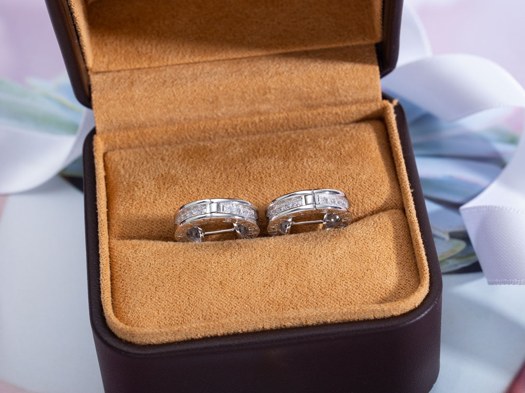 [Lumi Jewelry]ZERO 1 MINI SILVER DIAMOND EARRINGS