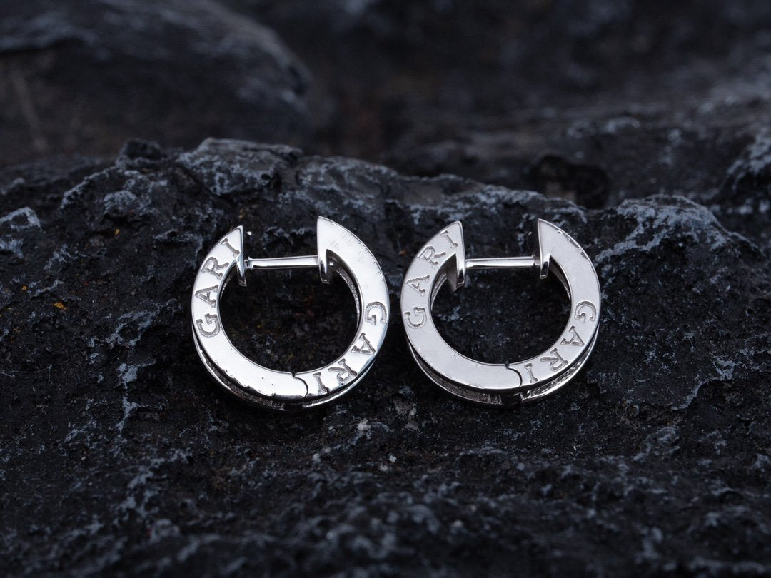 [Lumi Jewelry]ZERO 1 MINI SILVER DIAMOND EARRINGS
