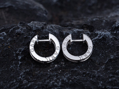 [Lumi Jewelry]ZERO 1 MINI SILVER DIAMOND EARRINGS