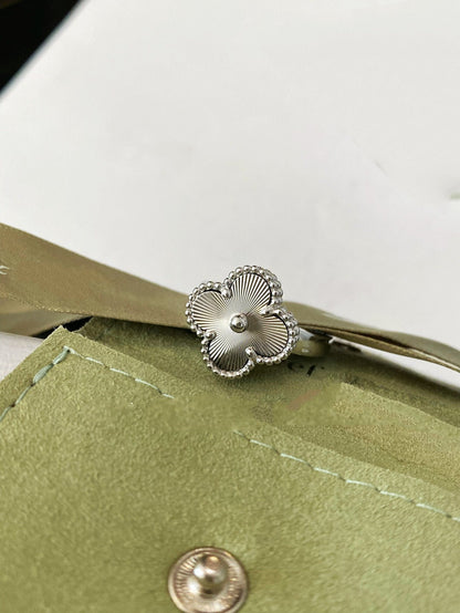 [Lumi Jewelry]CLOVER SILVER RING