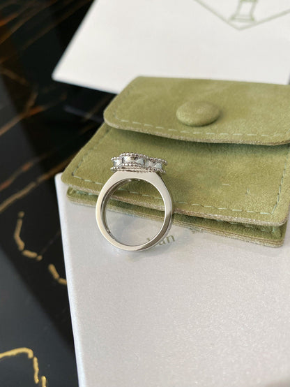 [Lumi Jewelry]CLOVER SILVER RING
