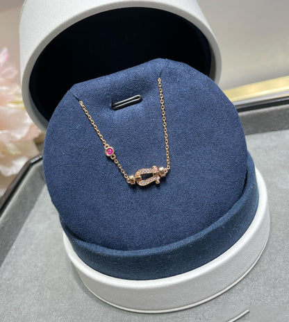[Lumi Jewelry]FORCE 10 DIAMOND CHAIN LINK PINK GOLD BRACELET