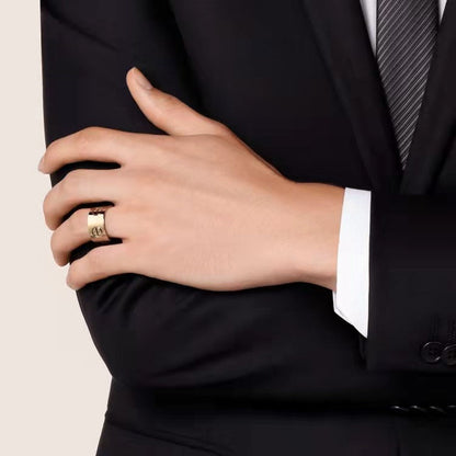 [Lumi Jewelry]LOVE 11MM LARGE RING