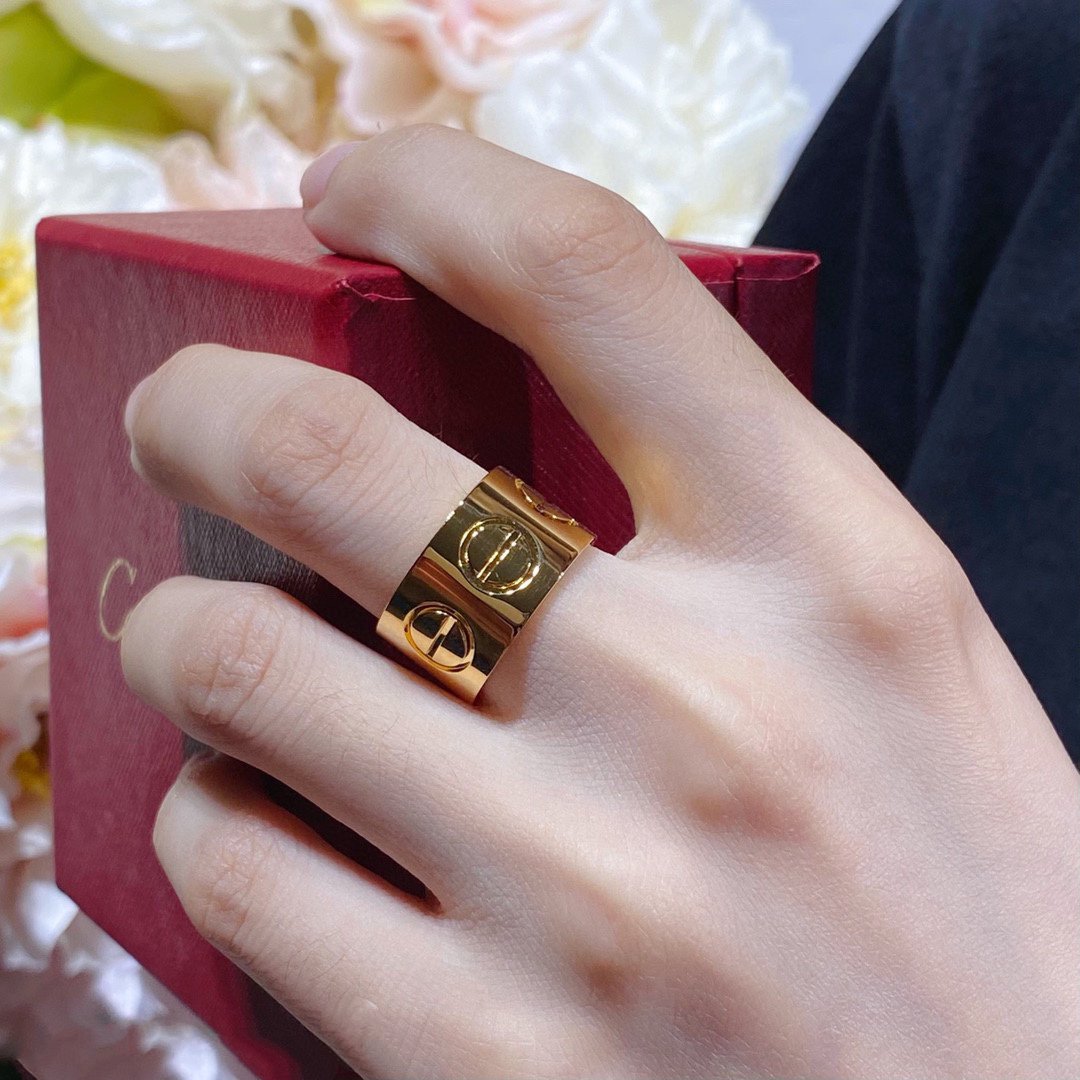 [Lumi Jewelry]LOVE 11MM LARGE RING