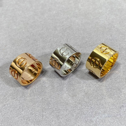 [Lumi Jewelry]LOVE 11MM LARGE RING