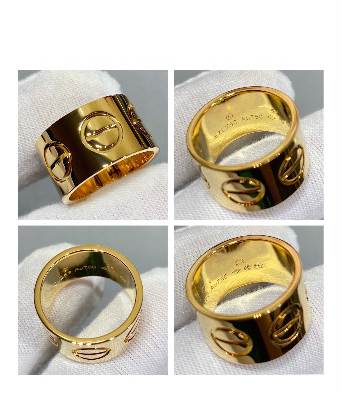 [Lumi Jewelry]LOVE 11MM LARGE RING